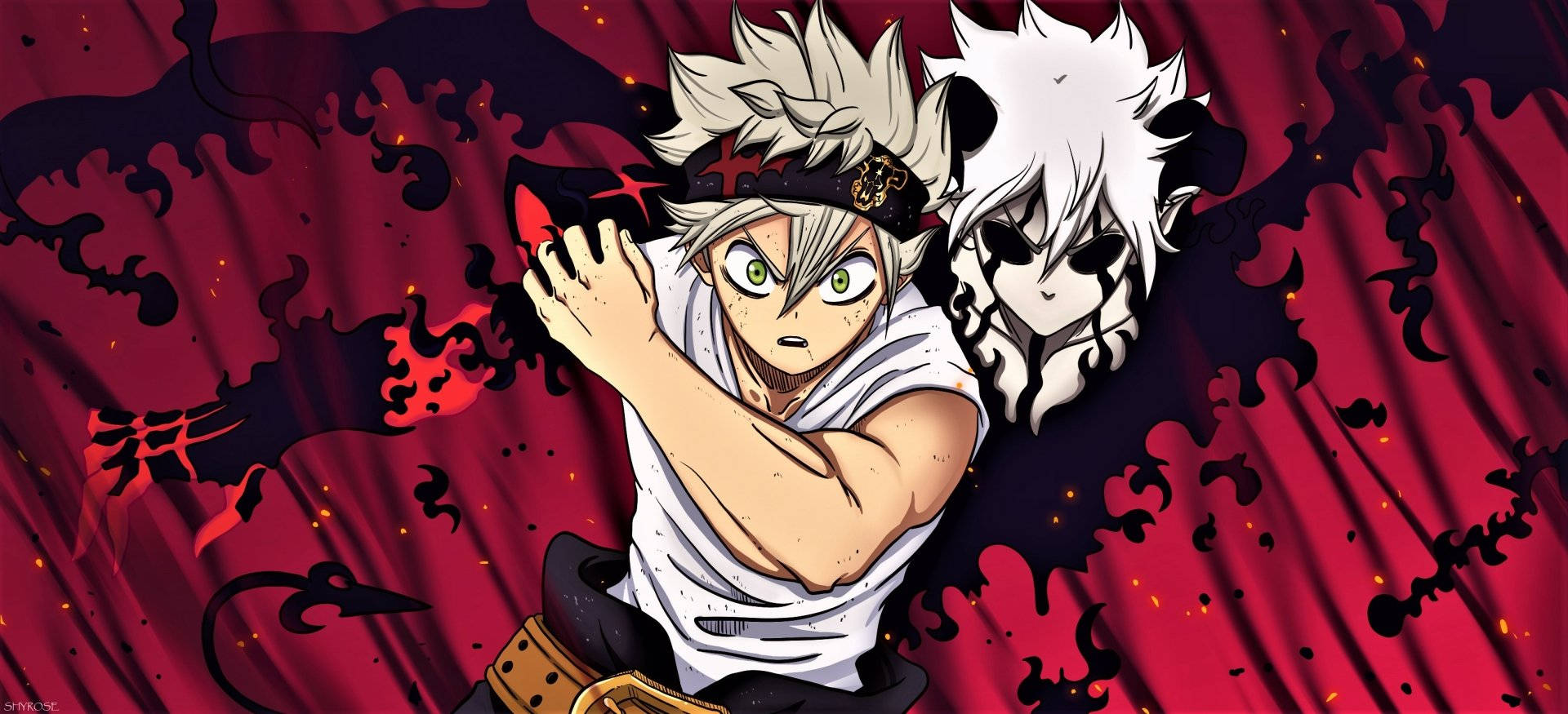 Liebe Black Clover Colored Asta Poster Background