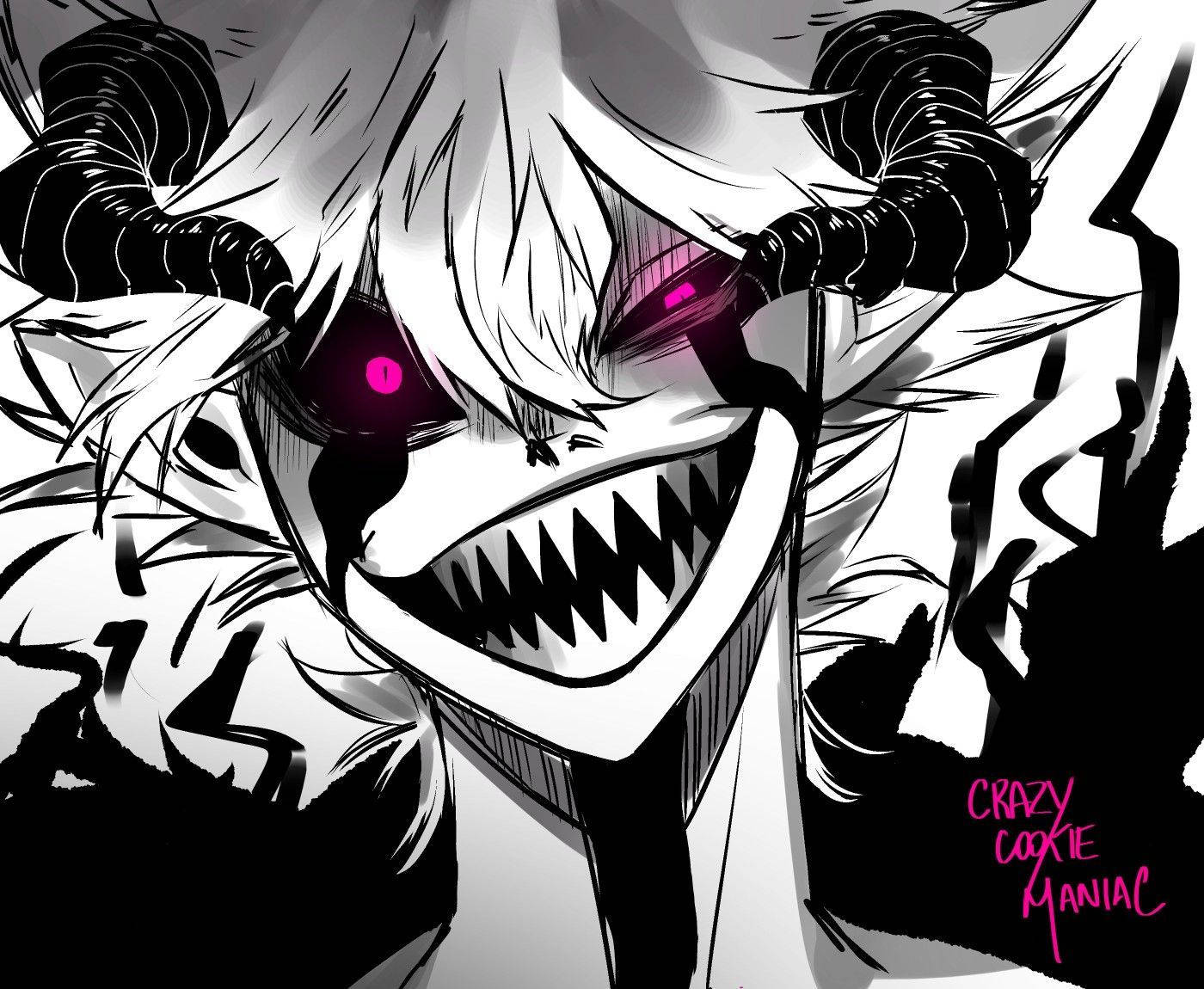 Liebe Black Clover Pink Demon Eyes Background