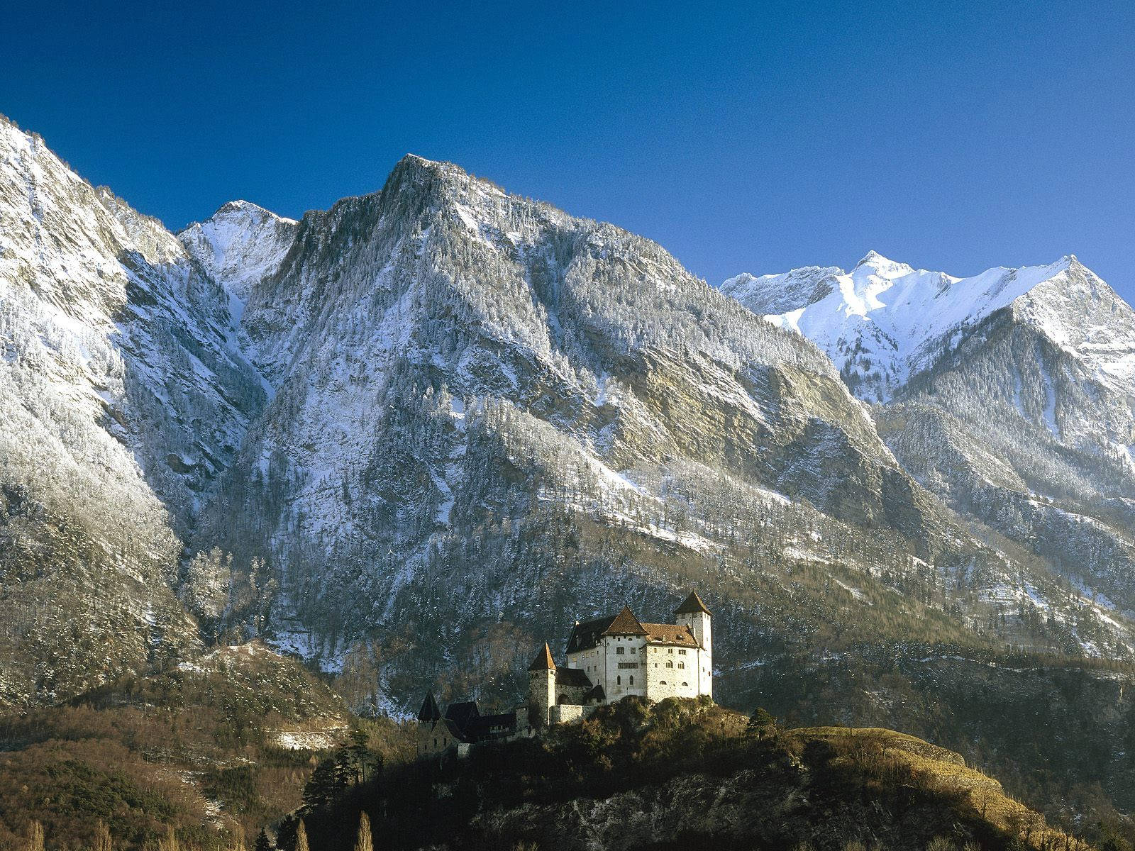 Liechtenstein Gutenberg Castle Background