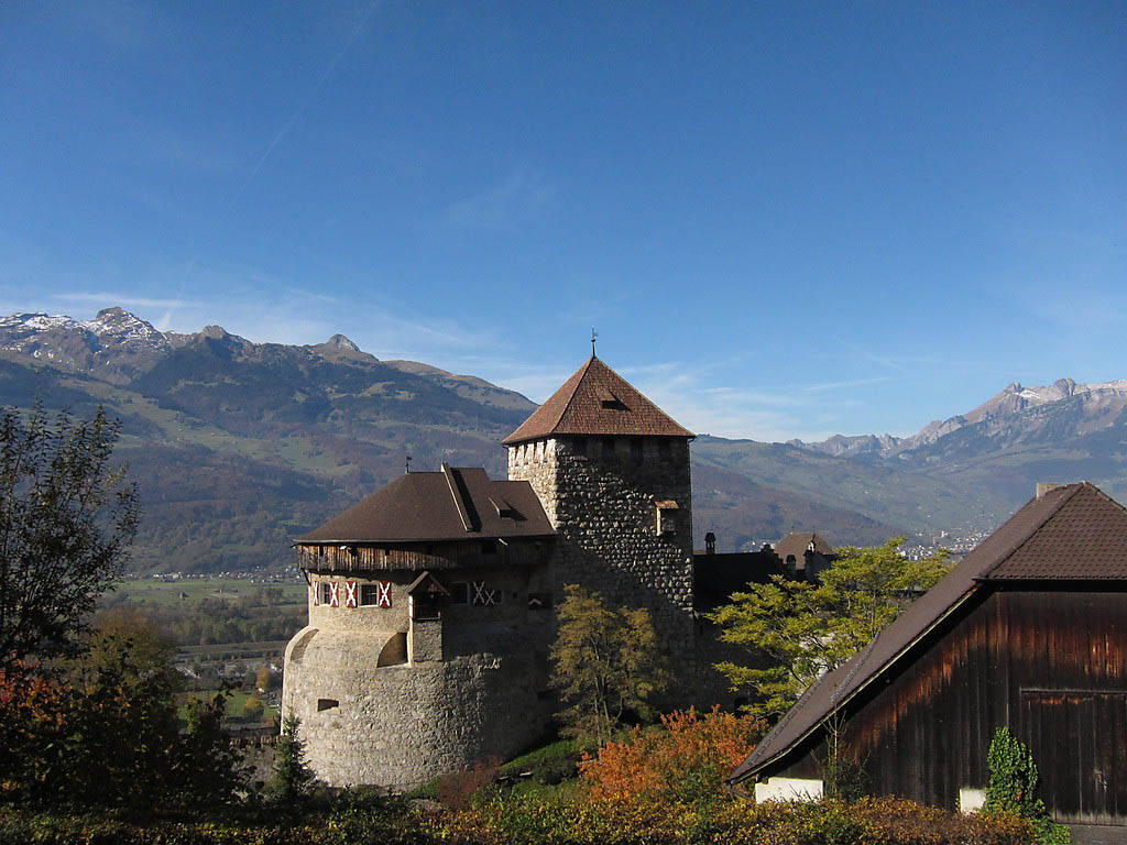 Liechtenstein Vaduz Castle View