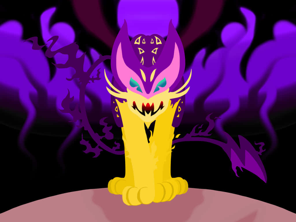 Liepard Art With Purple Figures