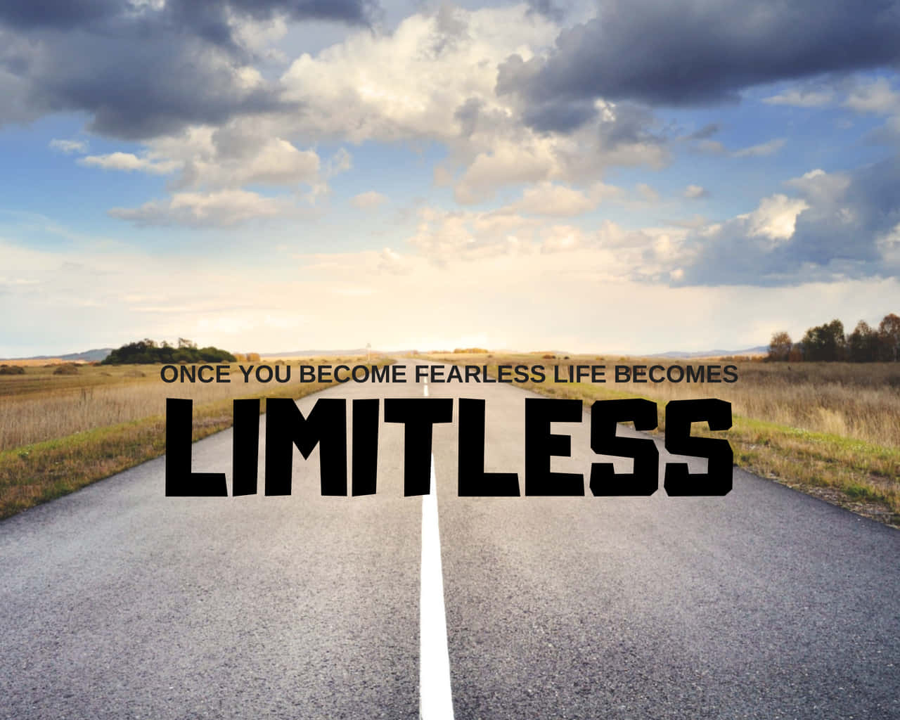 Life Becomes Limitless Quote Background