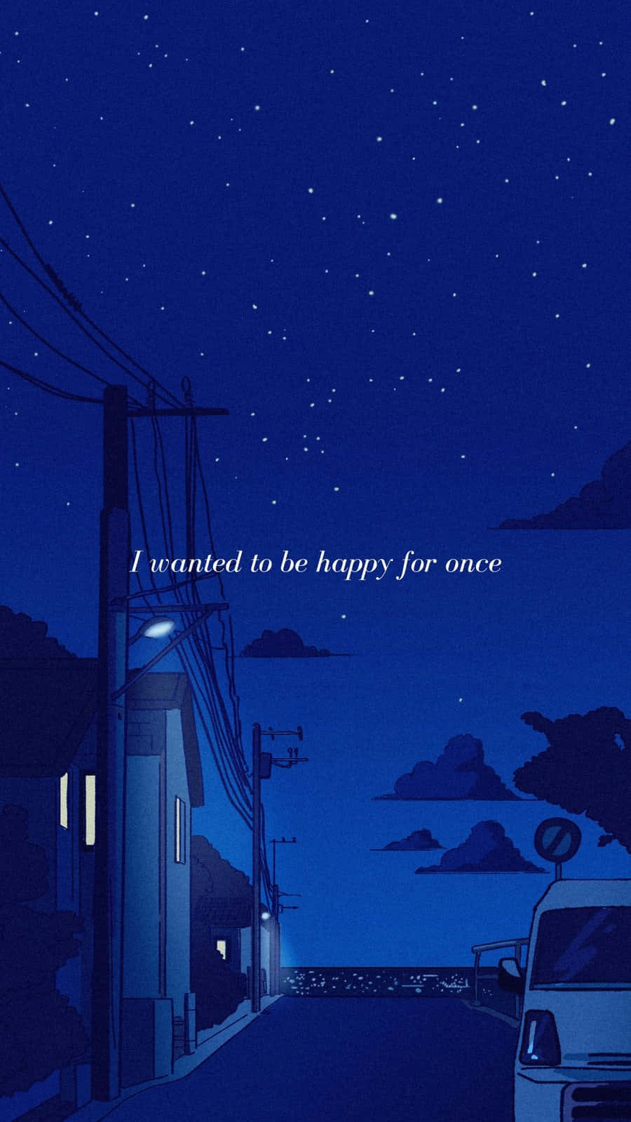 “life Can Be Hard, But We Can Find Solace In Our Phones.” Background