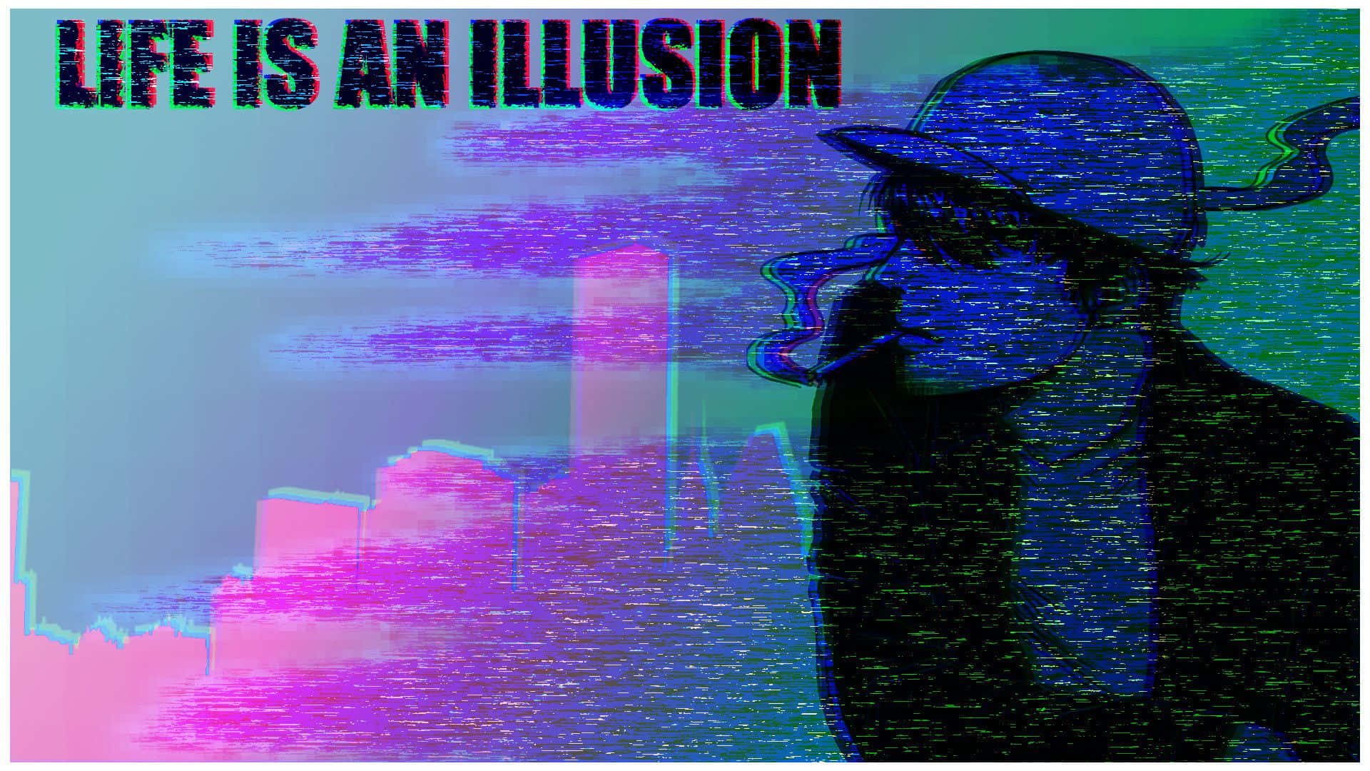 Life Is An Illusion Cover Art Background