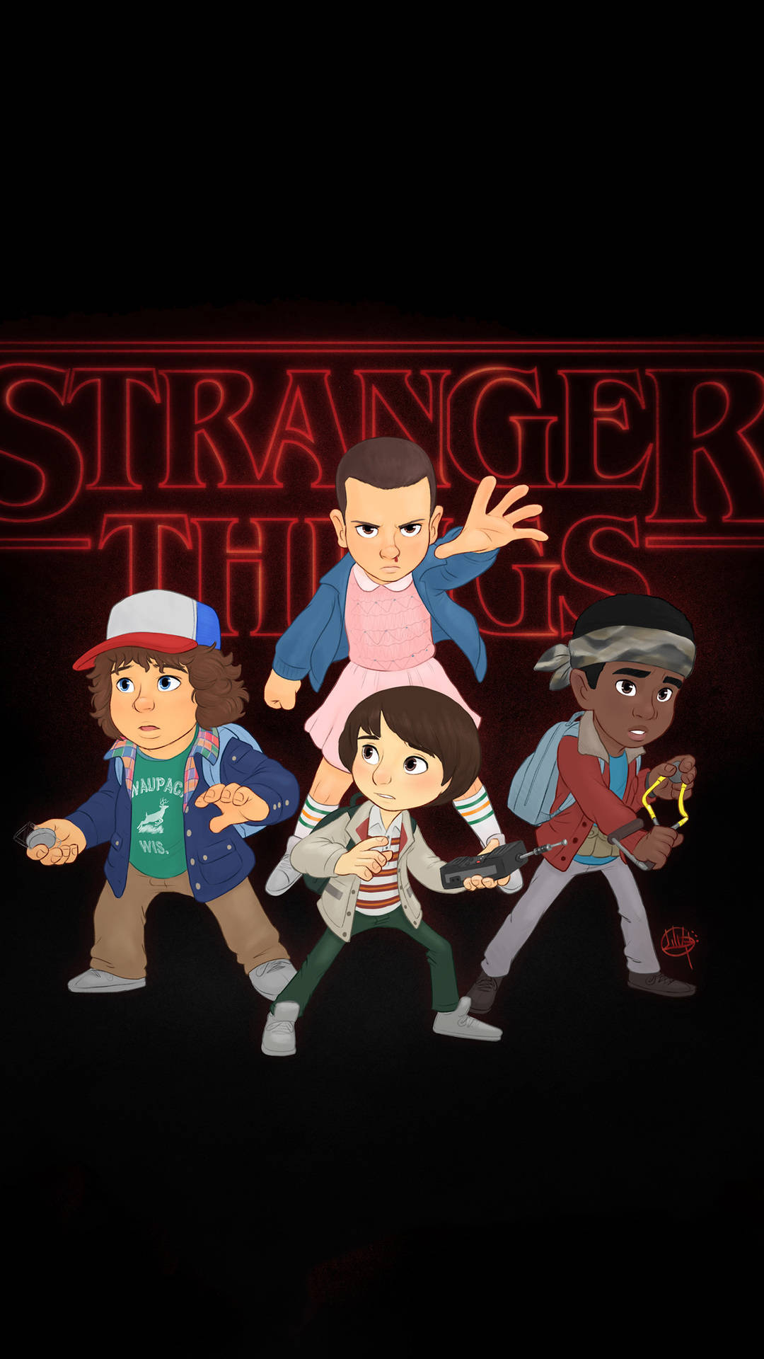 Life Is Full Of Surprises - Explore The “stranger Things” On Your Iphone Background