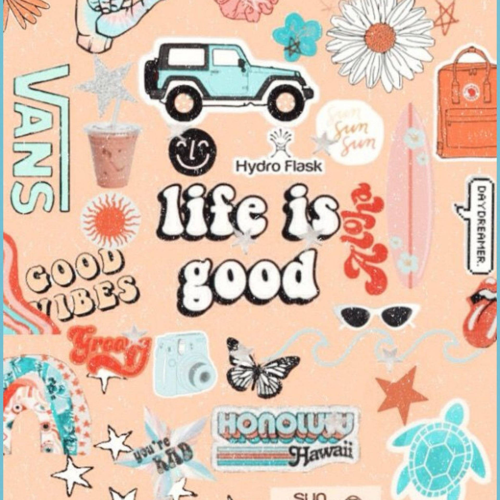 Life Is Good Aesthetic Vsco Collage