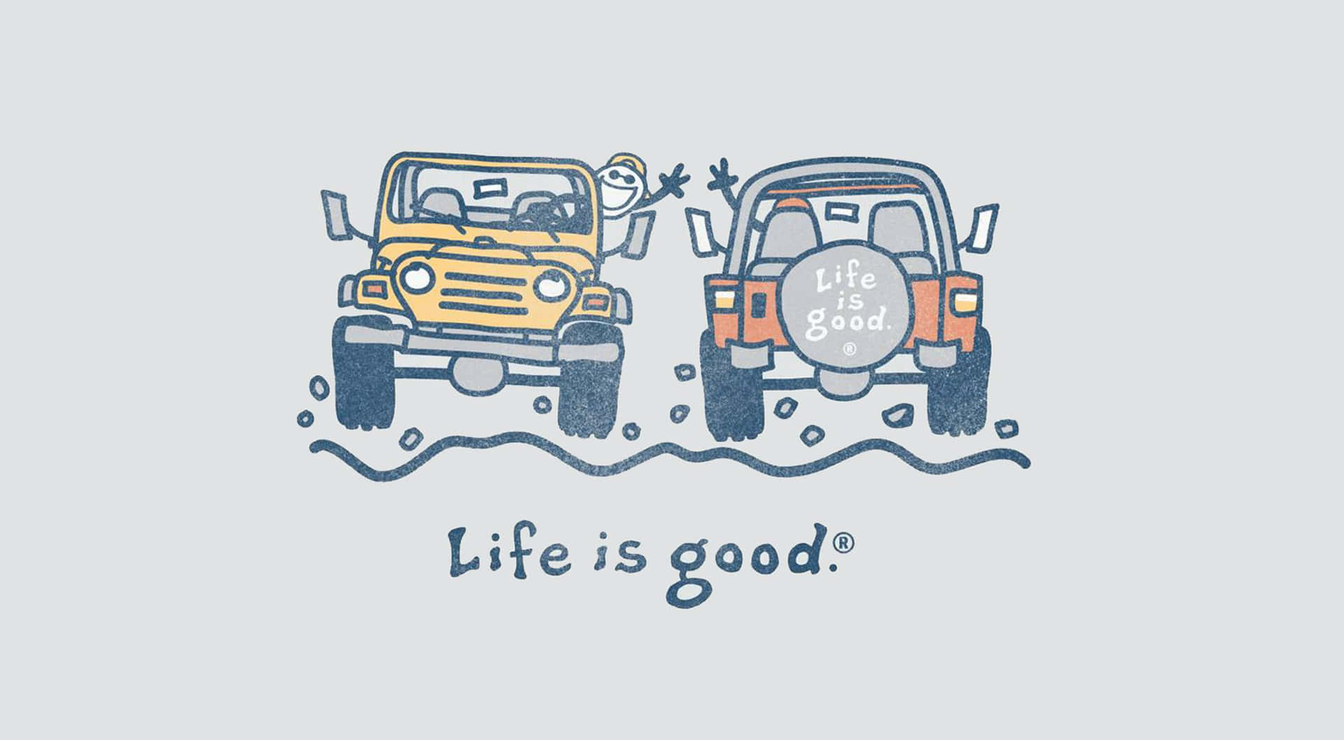 Life Is Good Road Trip Background