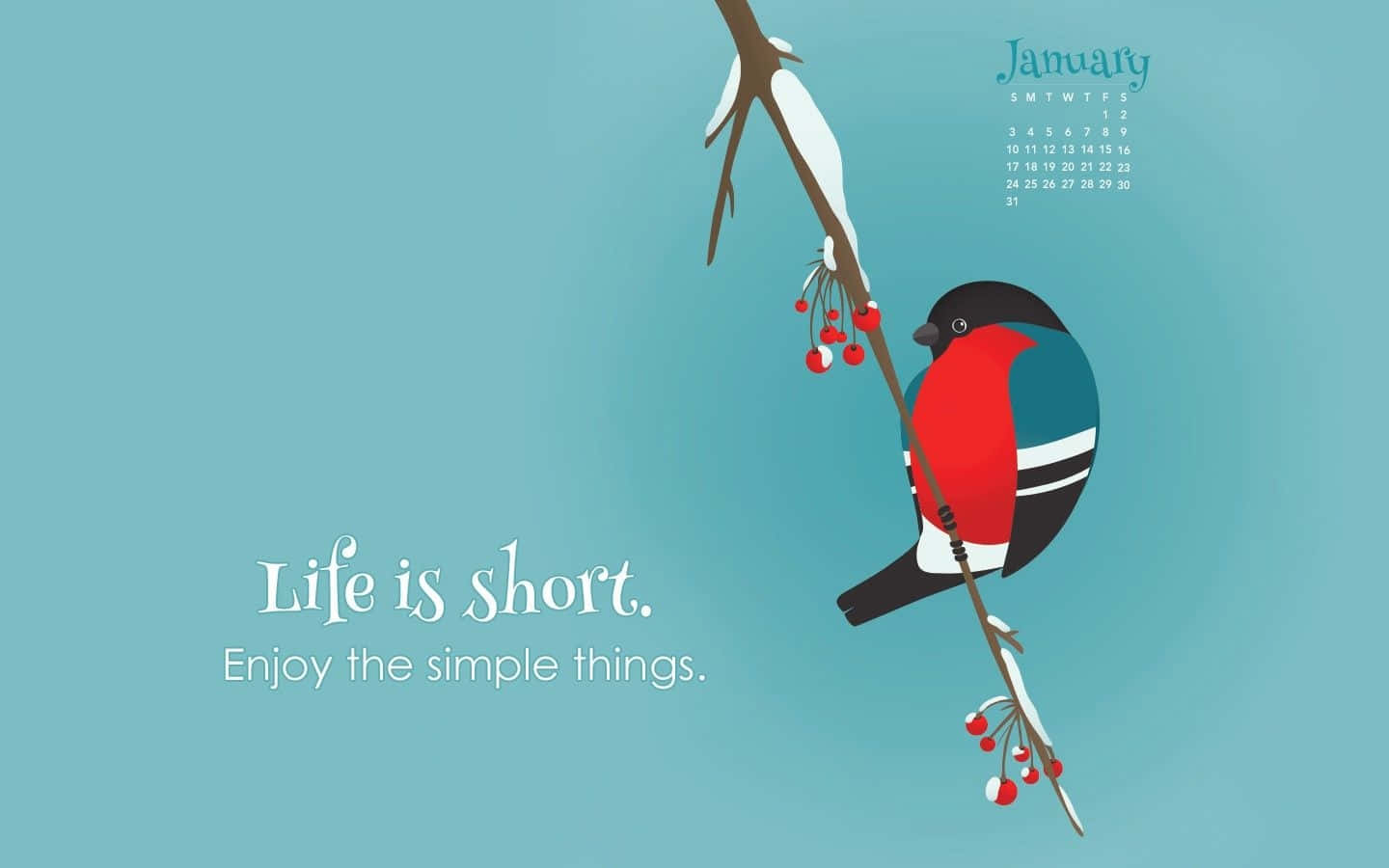 Life Is Short Enjoy The Simple Things Wallpaper Background