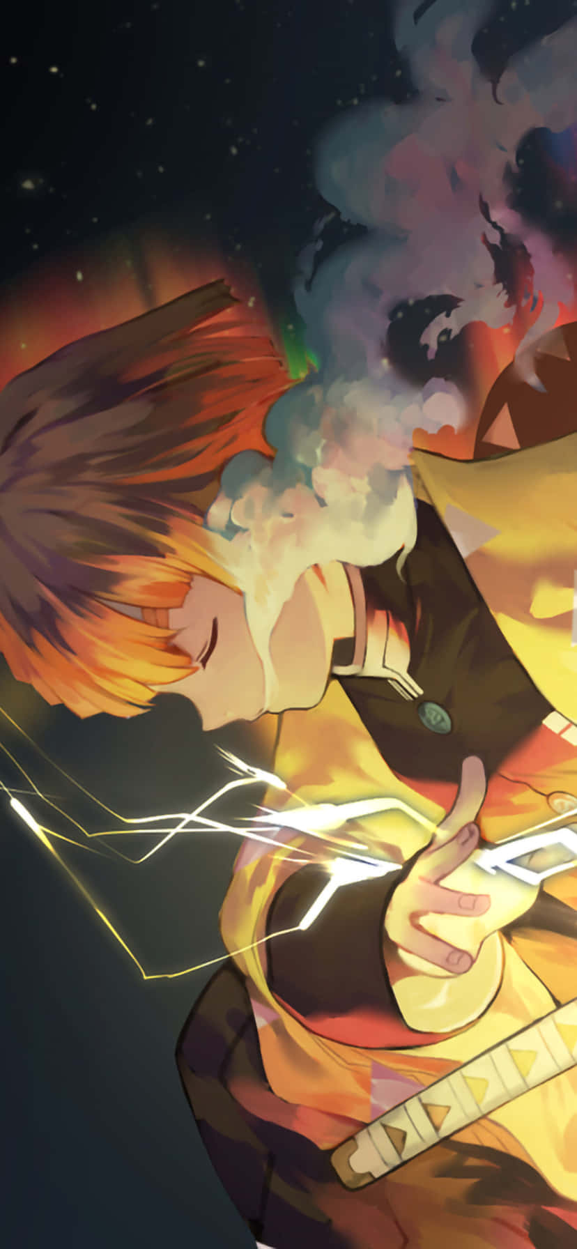 Life's An Adventure With The Zenitsu Phone Background