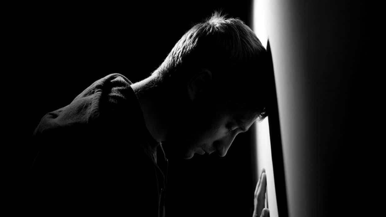 Life's Dark Moments Can Leave Us Feeling Sad And Helpless. Background