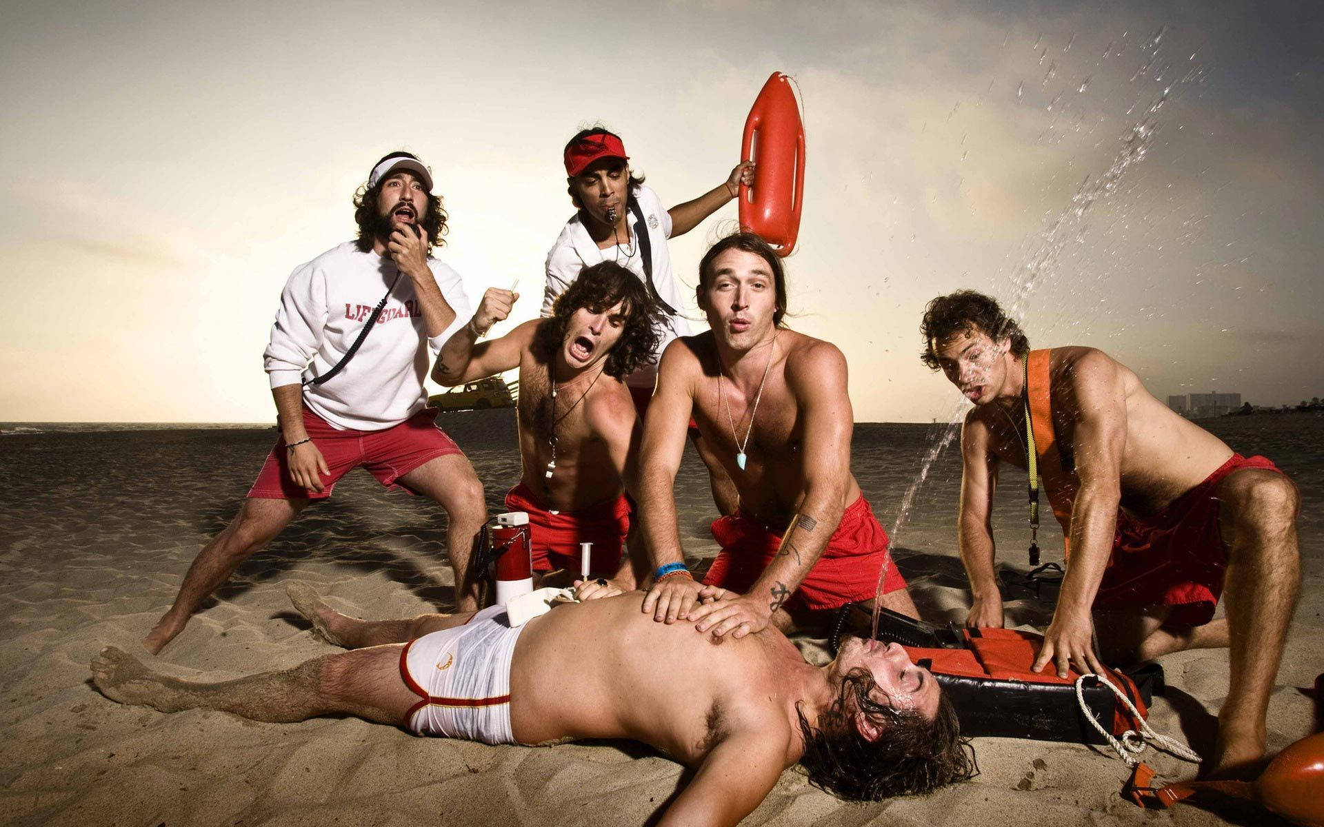 Lifeguard Swimming Funny Squad Photo