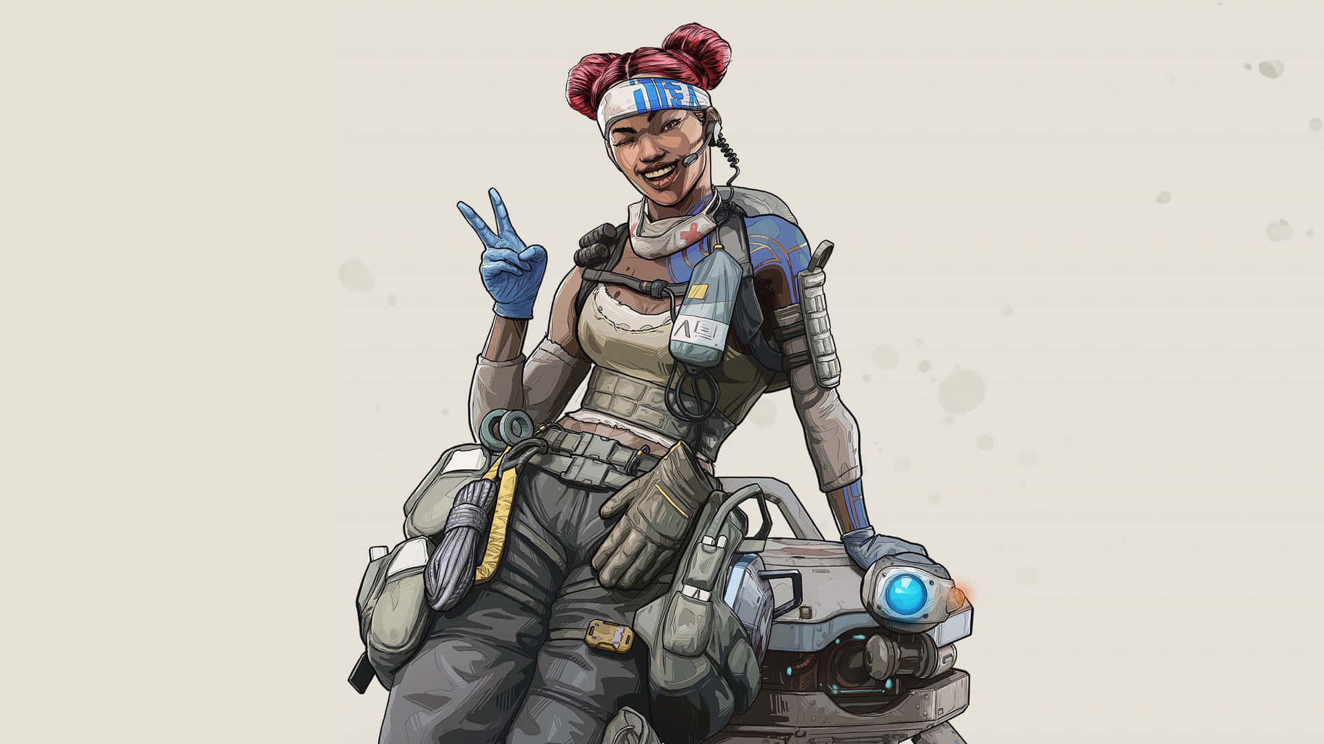 Lifeline Brings Hope In Apex Legends Background