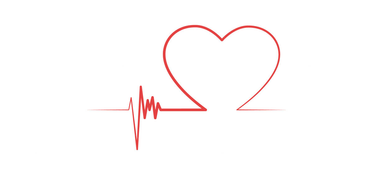 Lifeline Medical Symbol Heart Background