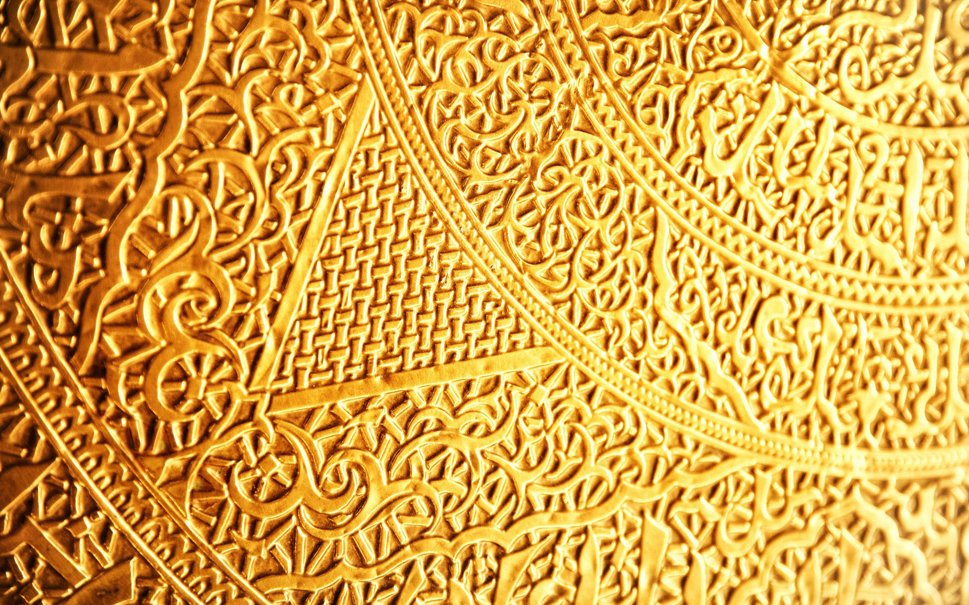 Ligature Gold Foil Background