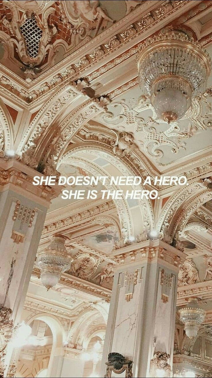 Light Academia Aesthetic Hero Quote