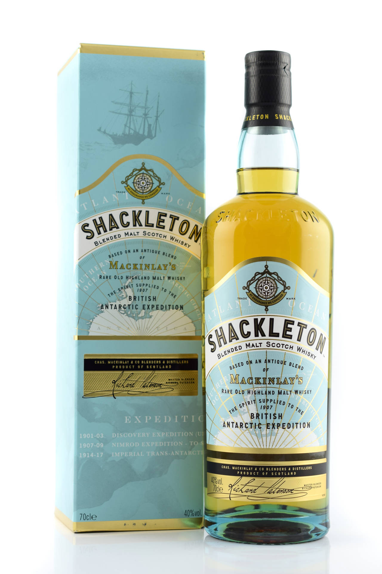 Light Amber Shackleton Whisky Photograph