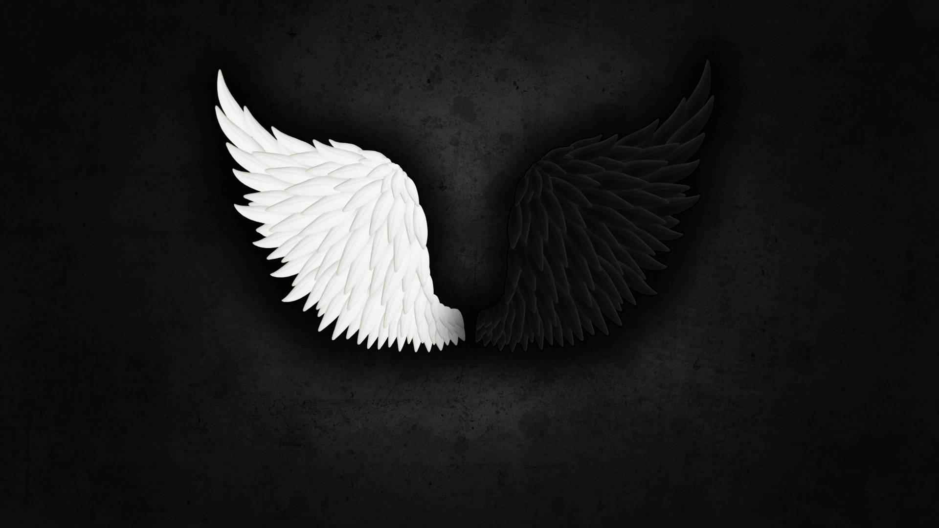 Light And Dark Angel Wing Background