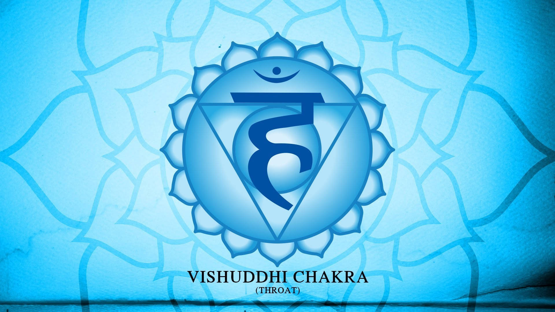 Light Blue Chakra Energy Art Background