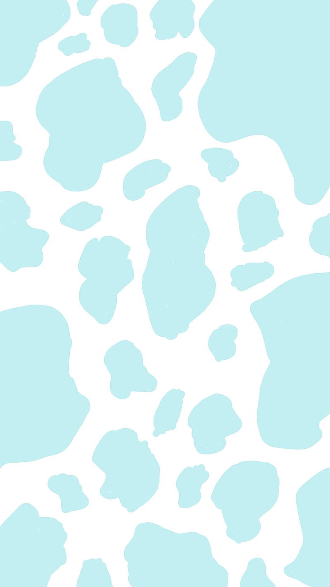 Light Blue Cow Print Background