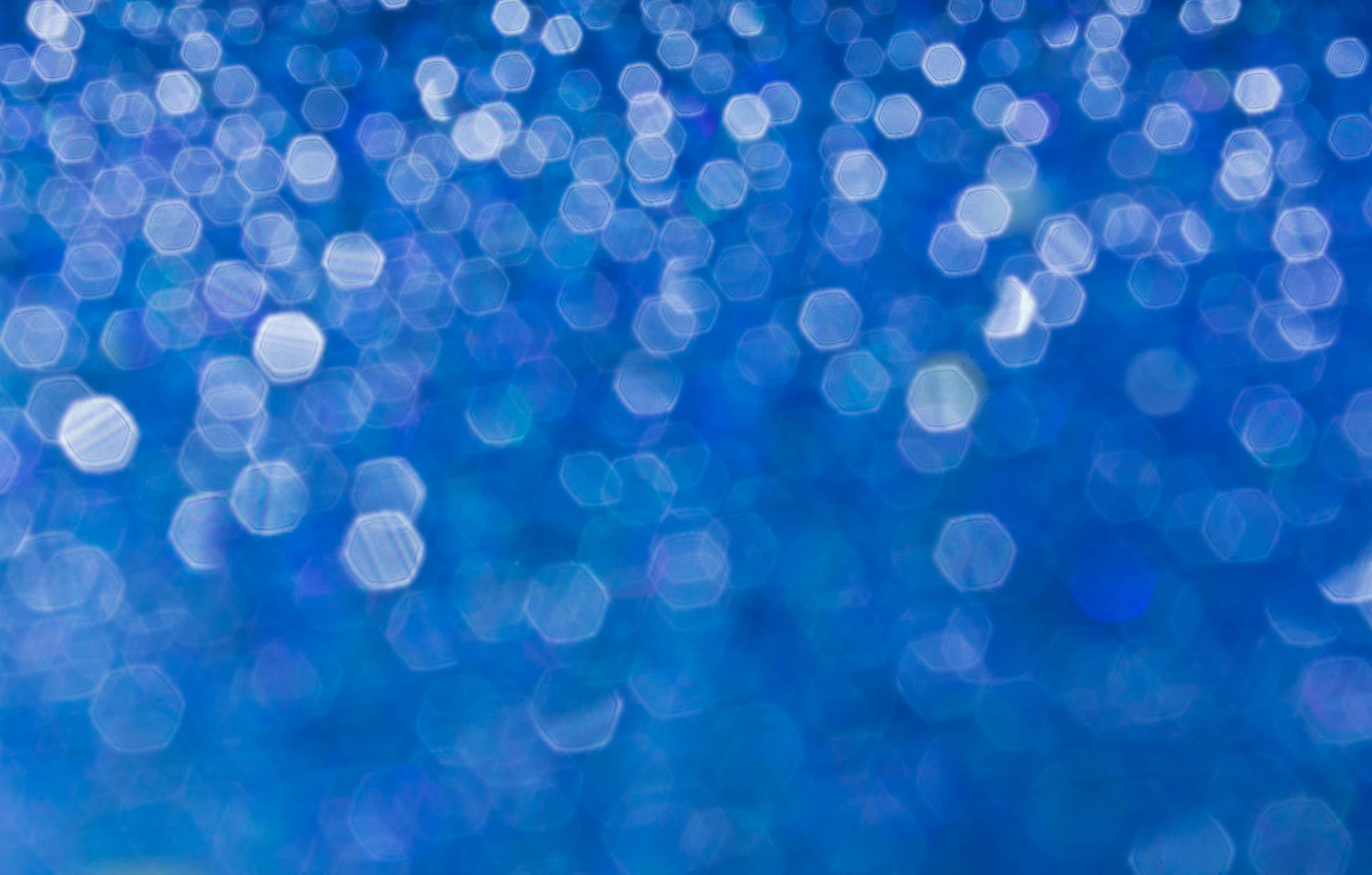 Light Blue Hexagon Blur Background