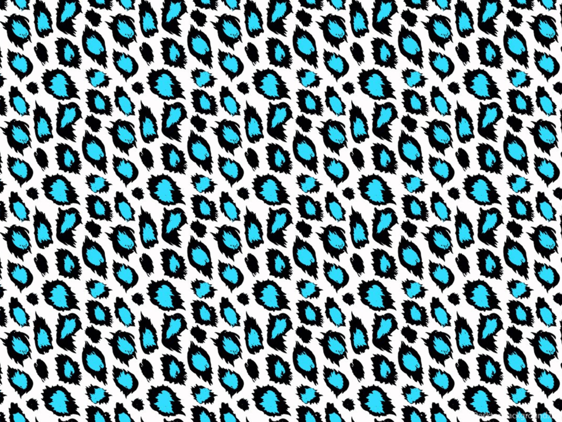 Light Blue Leopard Print Background