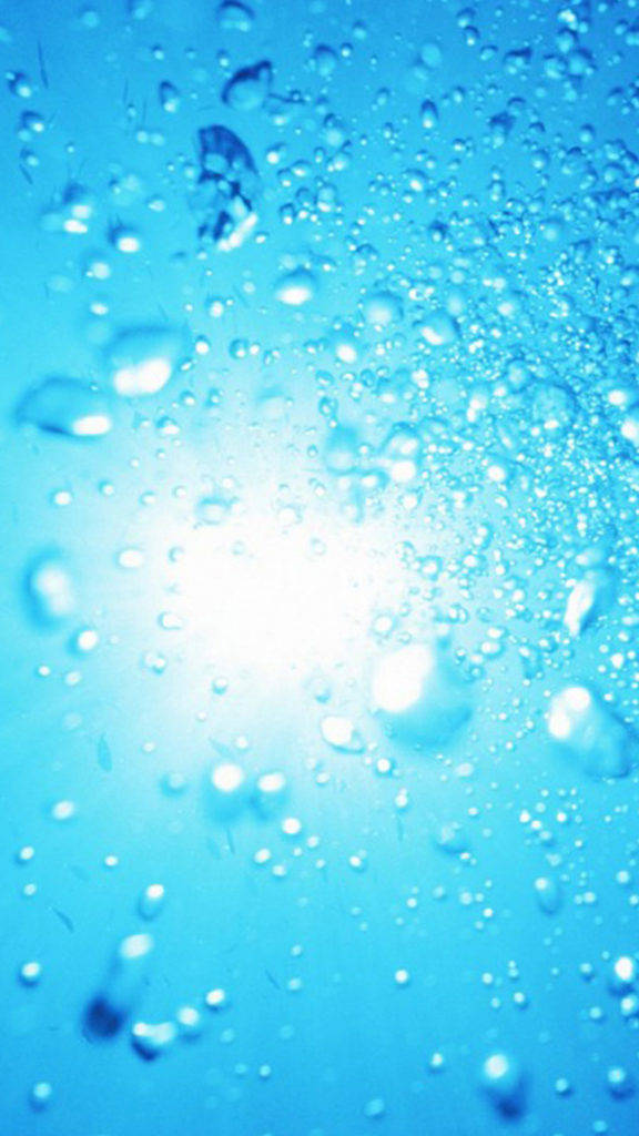 Light Blue Water Droplets Background