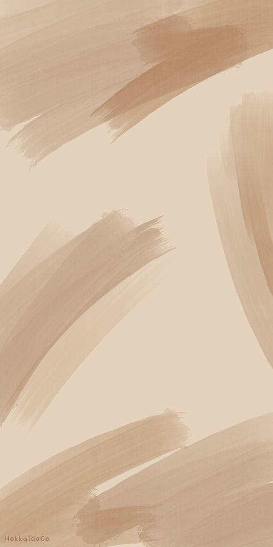 Light Brown Aesthetic Paint Brush Pattern Background