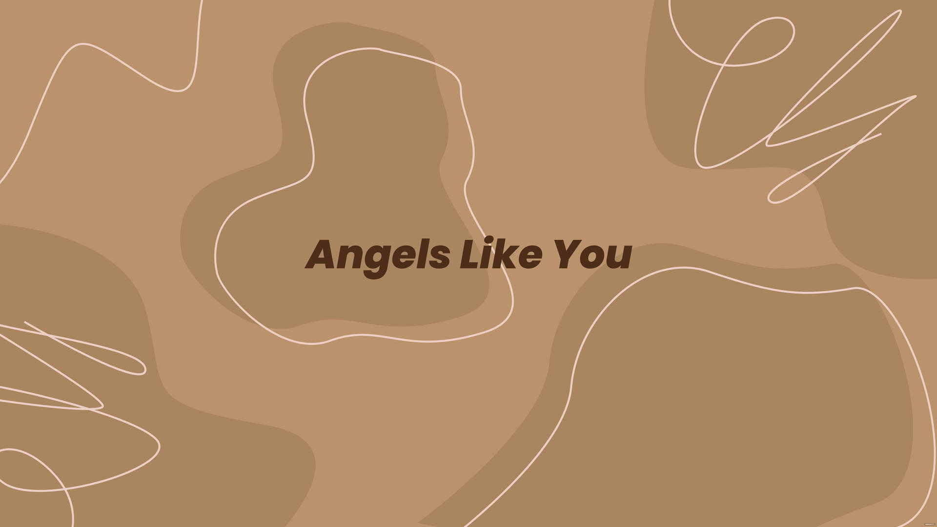 Light Brown Angels Like You Background