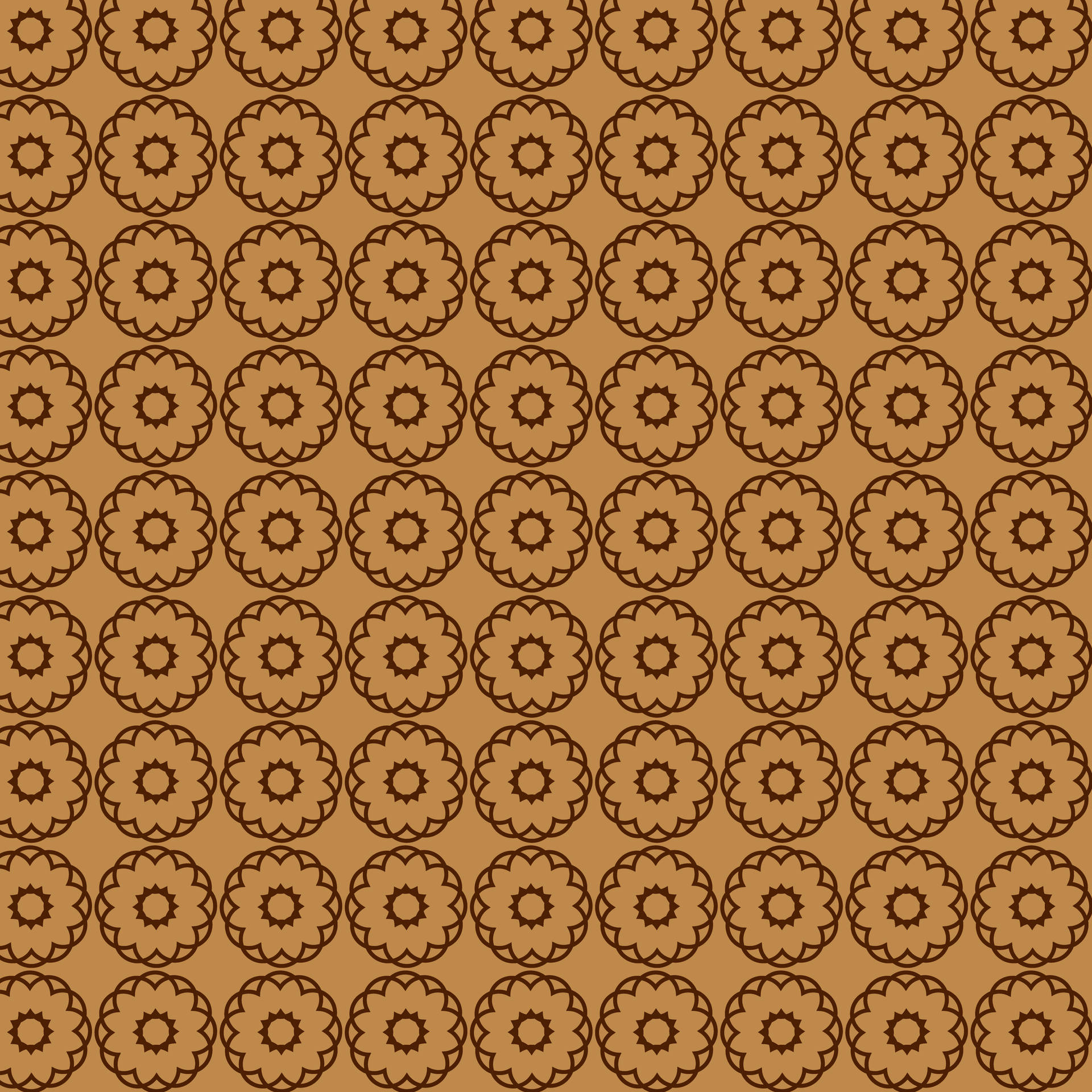 Light Brown Floral Pattern Background