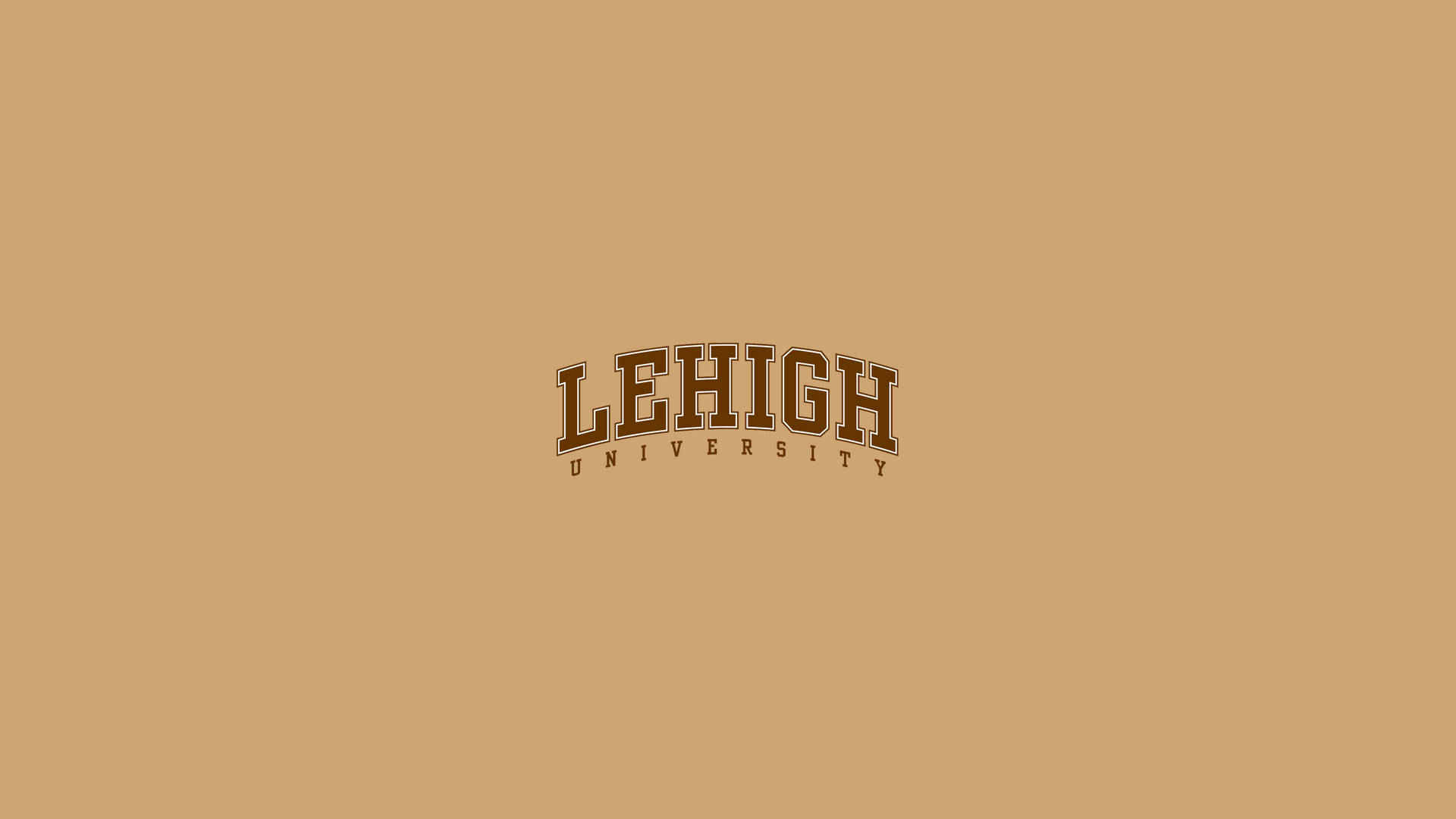 Light Brown Lehigh University Logo Background