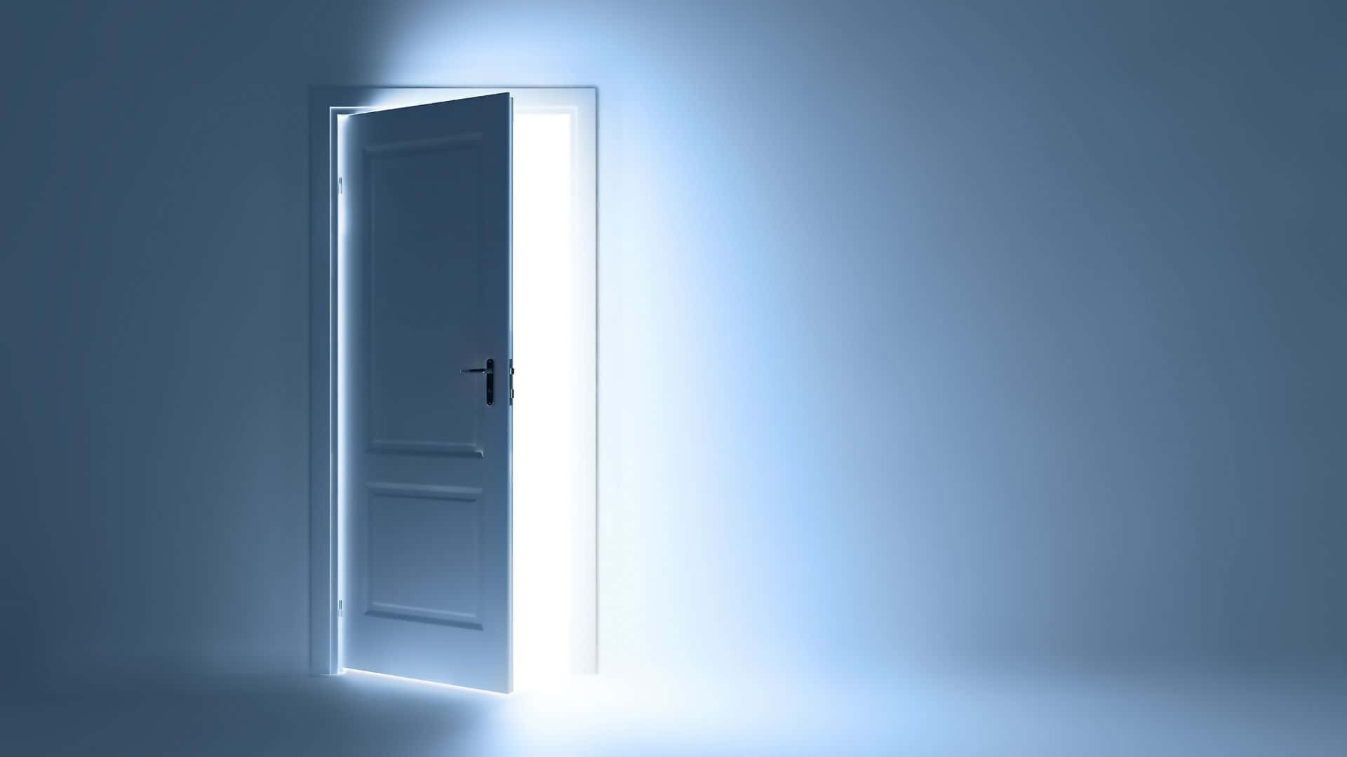 Light Entering Open Door