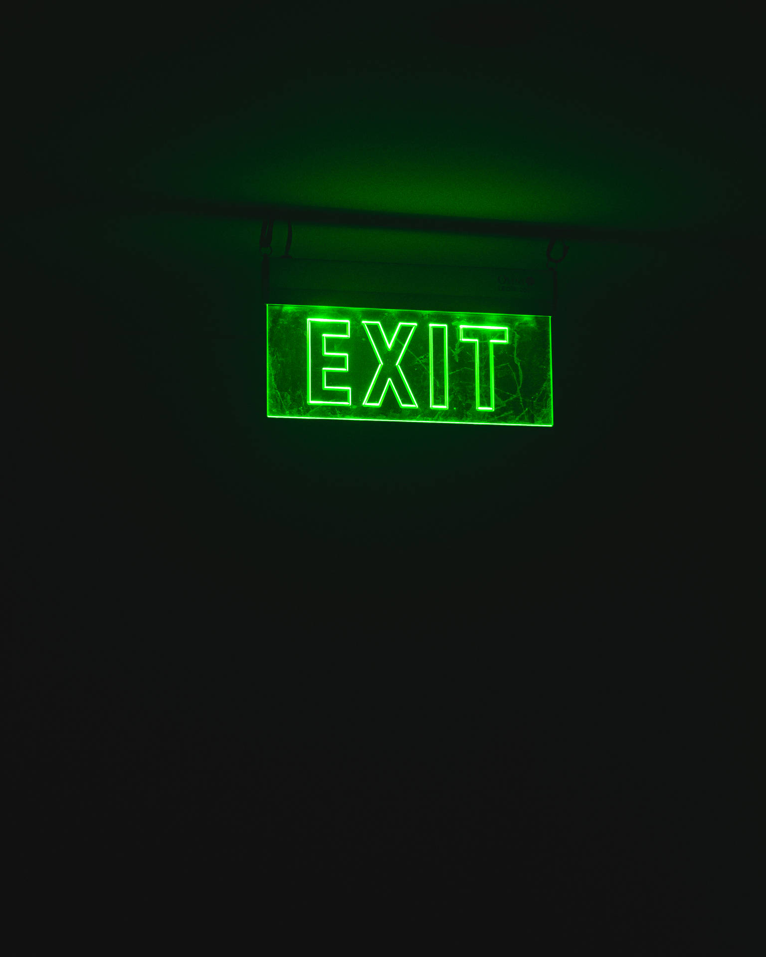 Light Green Aesthetic Exit Background