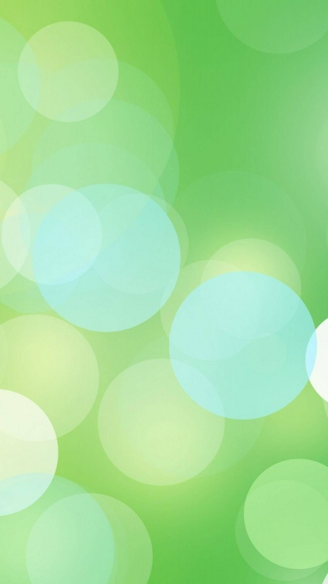 Light Green Bokeh Background