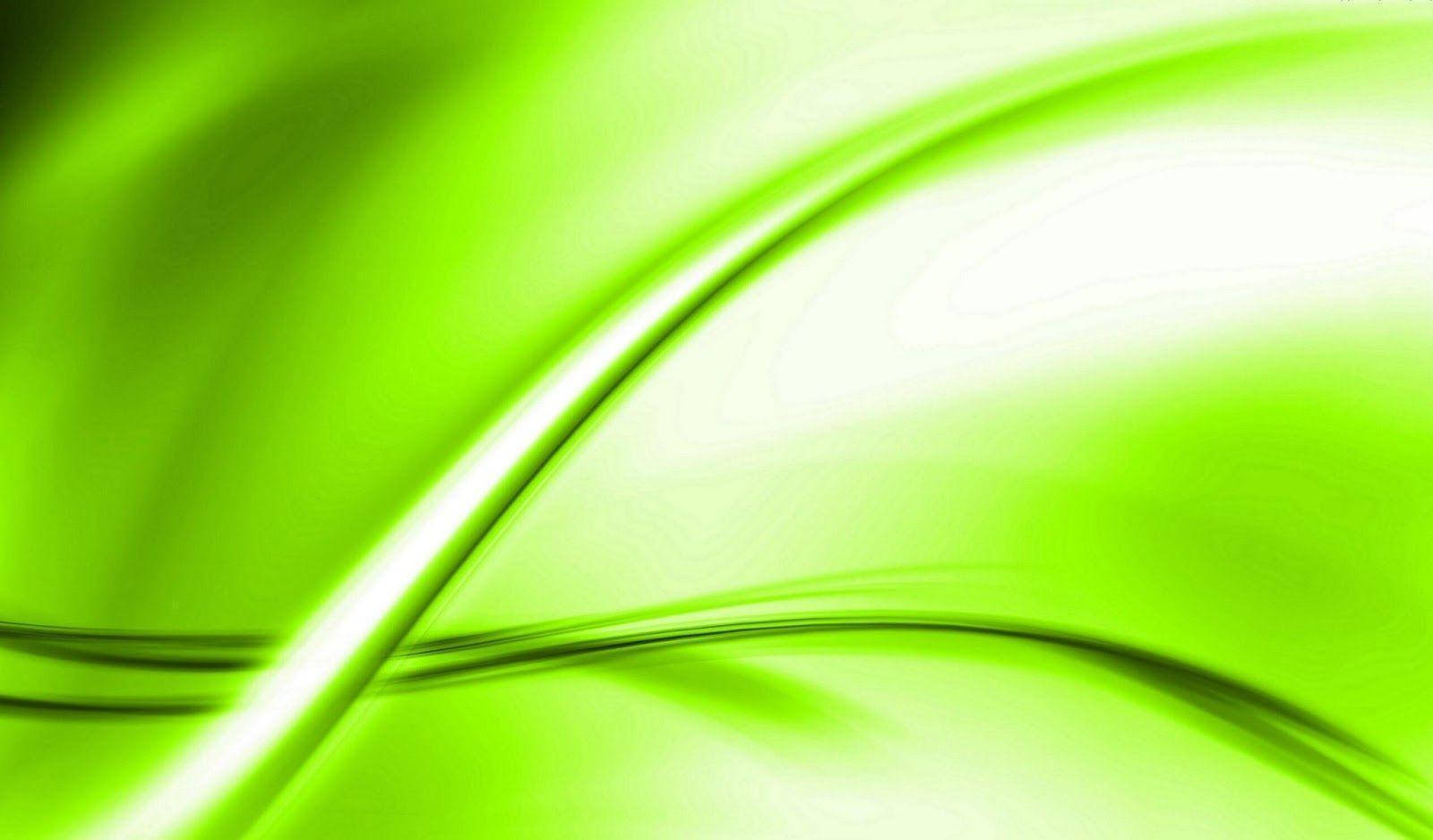 Light Green Bright Swoops Background