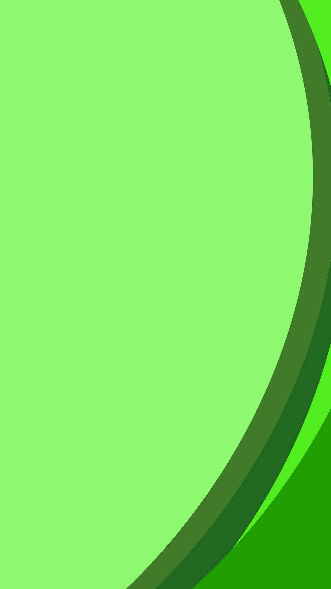 Light Green Minimal Swoop Background