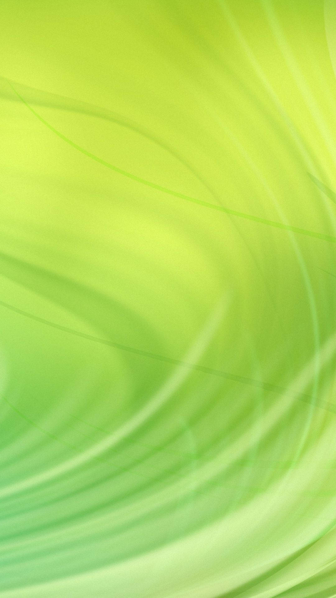 Light Green Swooping Line Phone Background