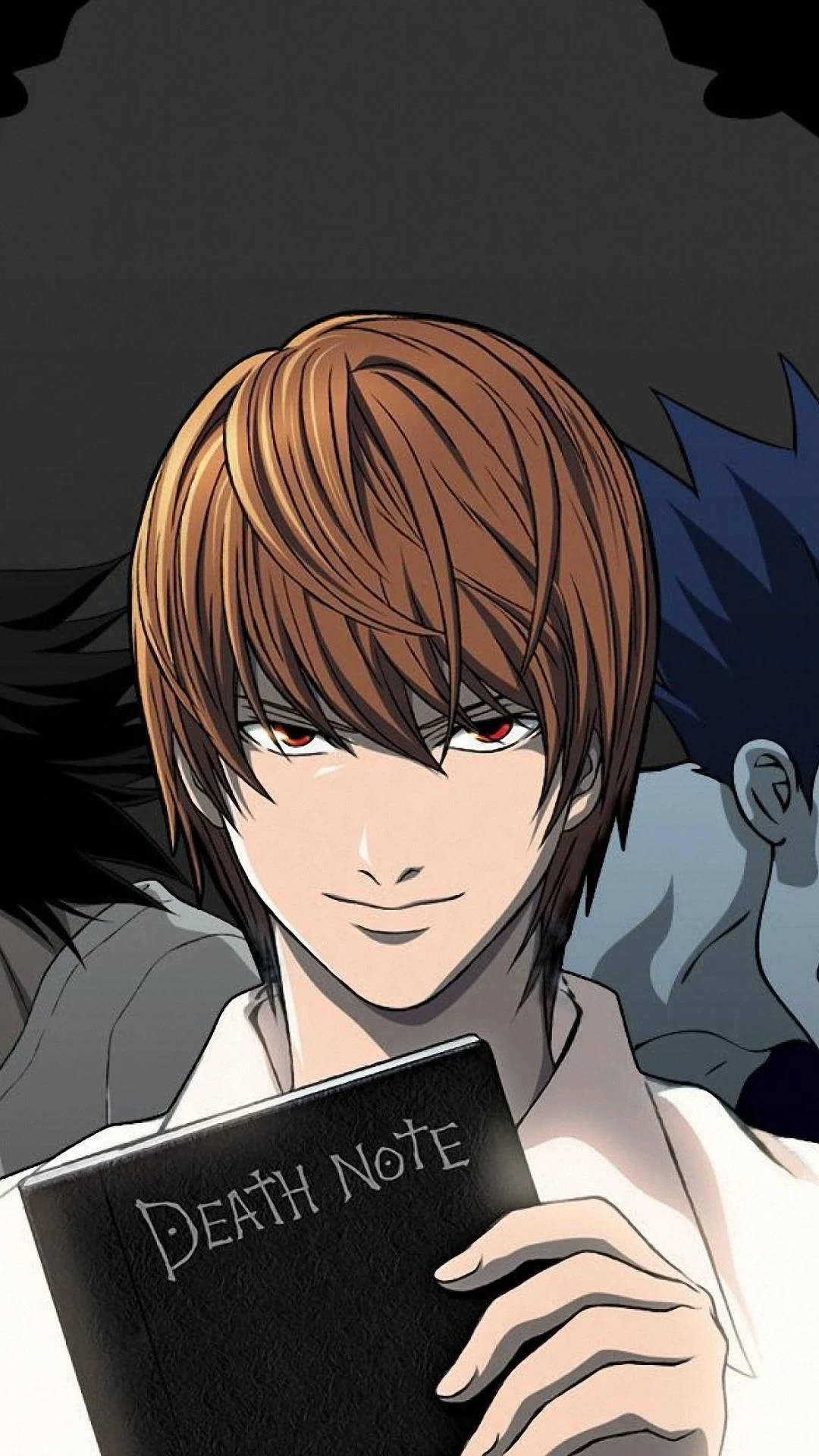 Light Holding The Iconic Death Note Iphone Background