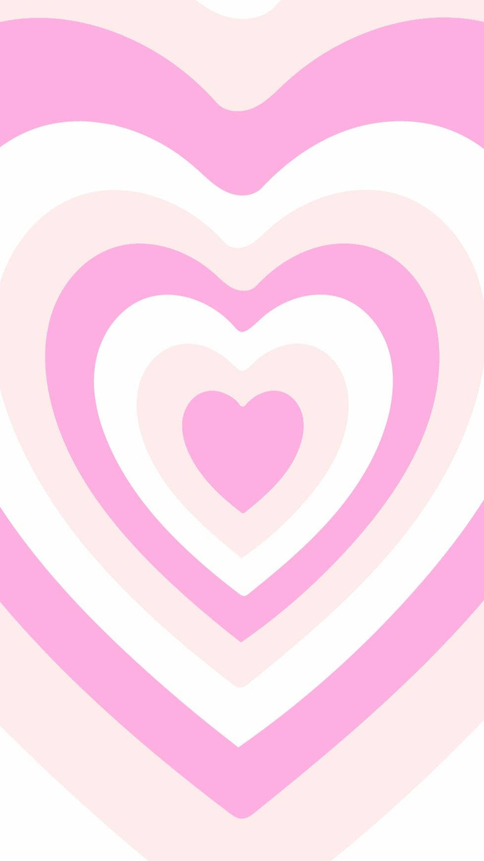 Light Magenta And Pastel Pink Heart Background