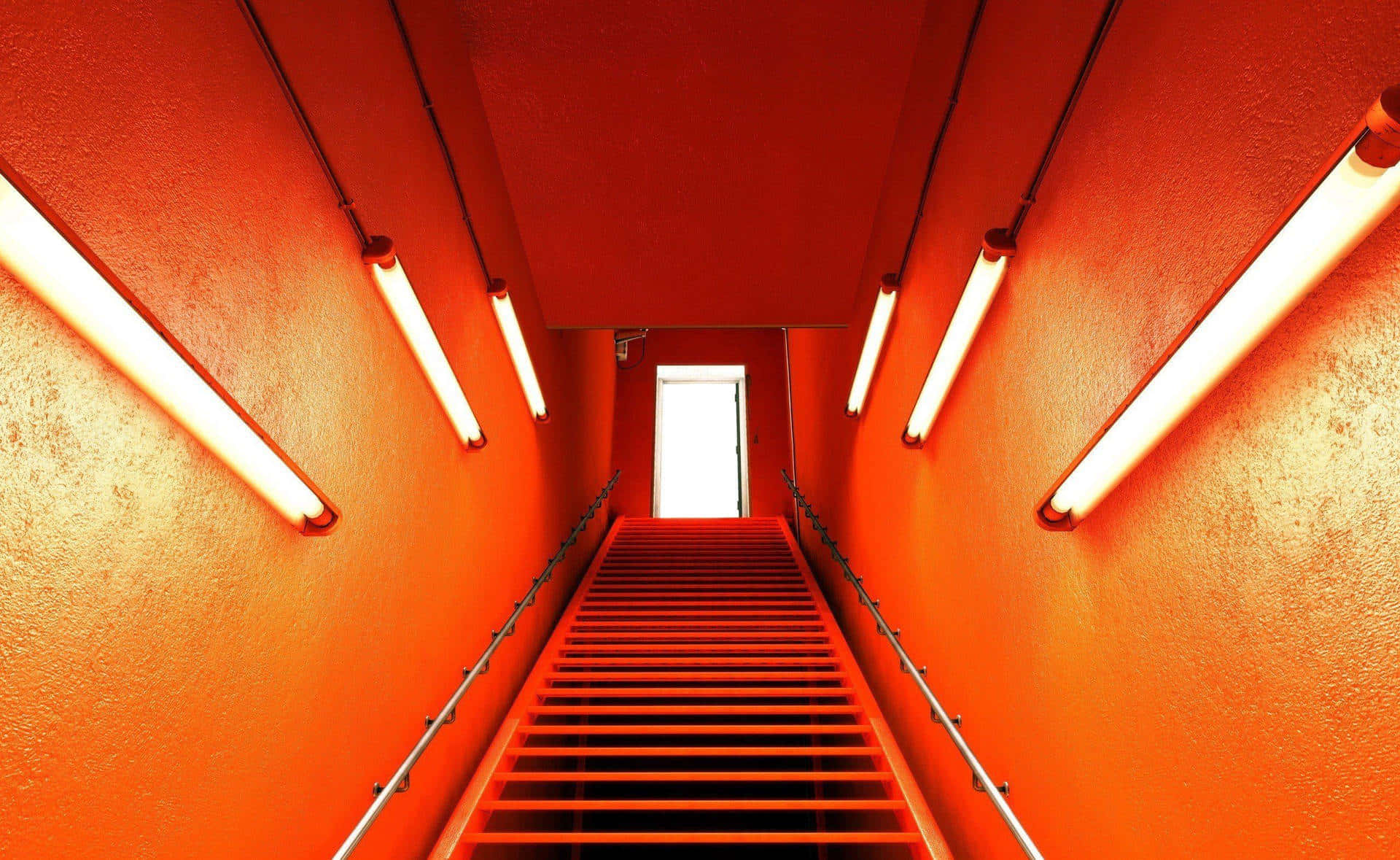 Light Orange As Nature's Paint Palette Background
