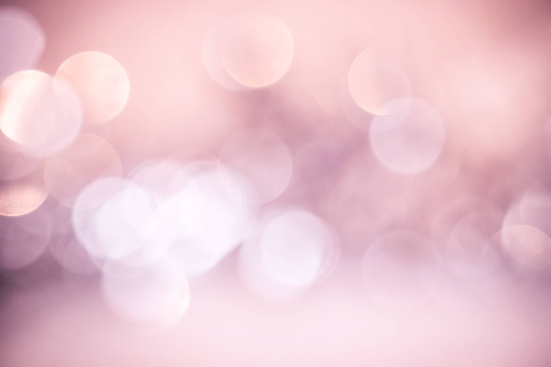 Light Pink Aesthetic Blurry Lights Background