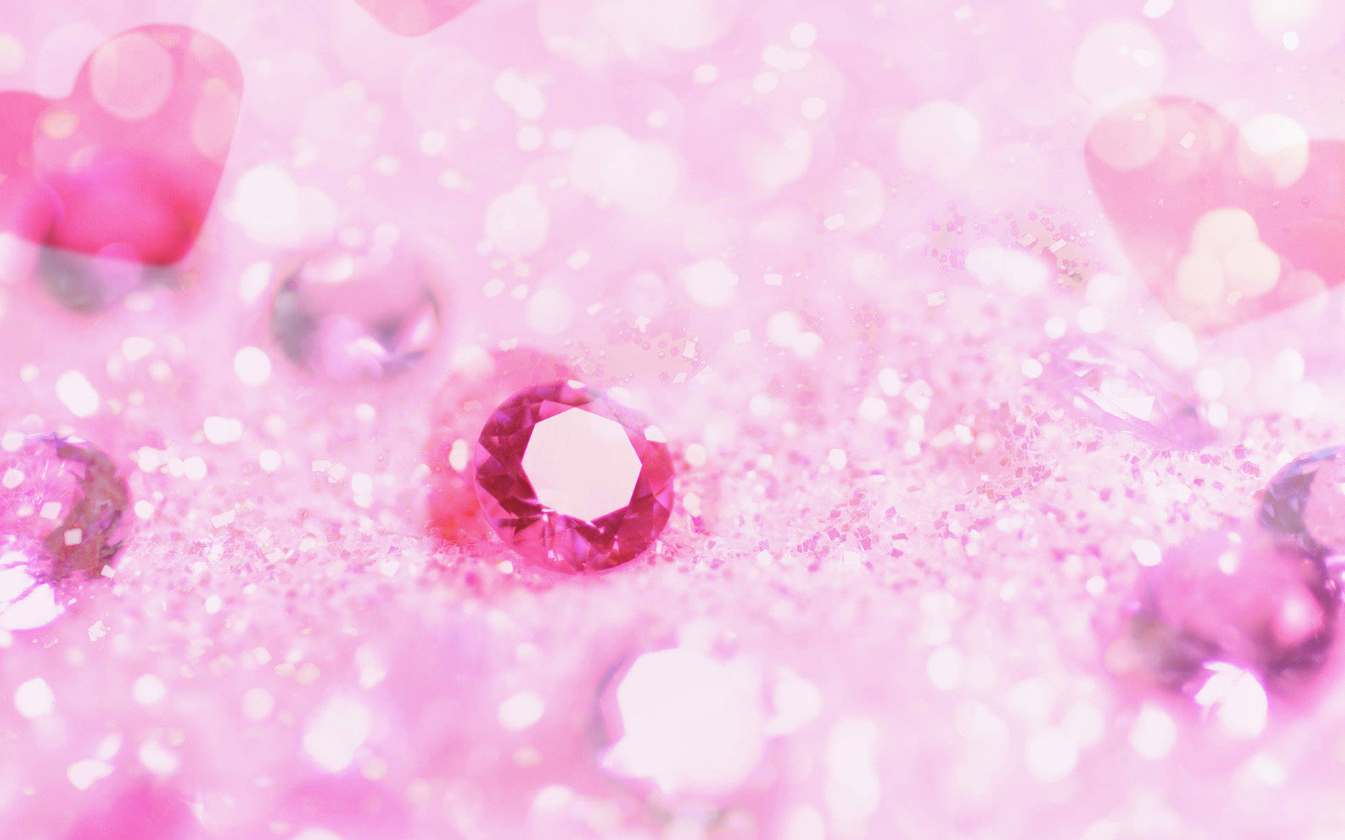Light Pink Aesthetic Diamond Background