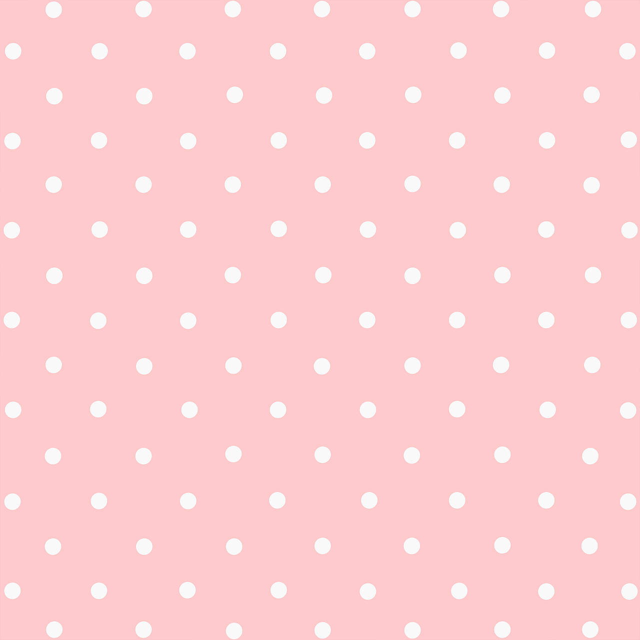 Light Pink And White Polka Dots
