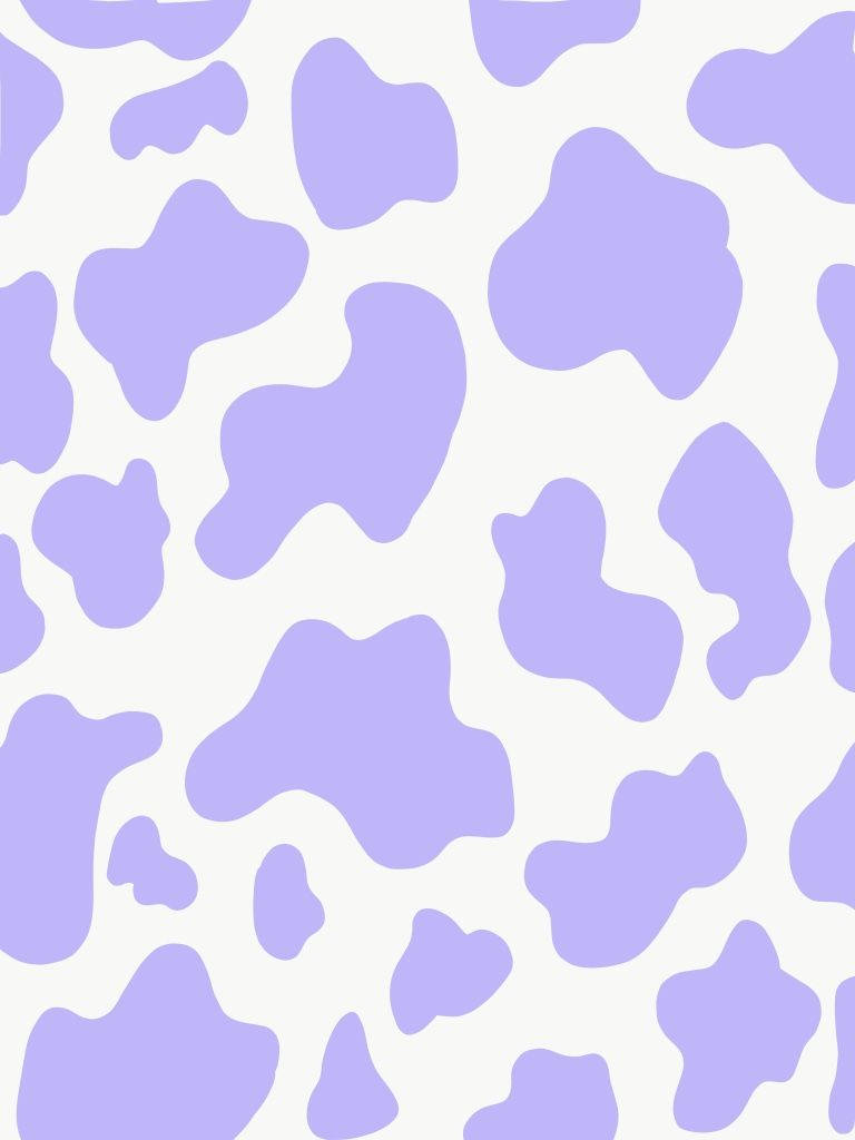 Light Purple And White Cow Pattern Background