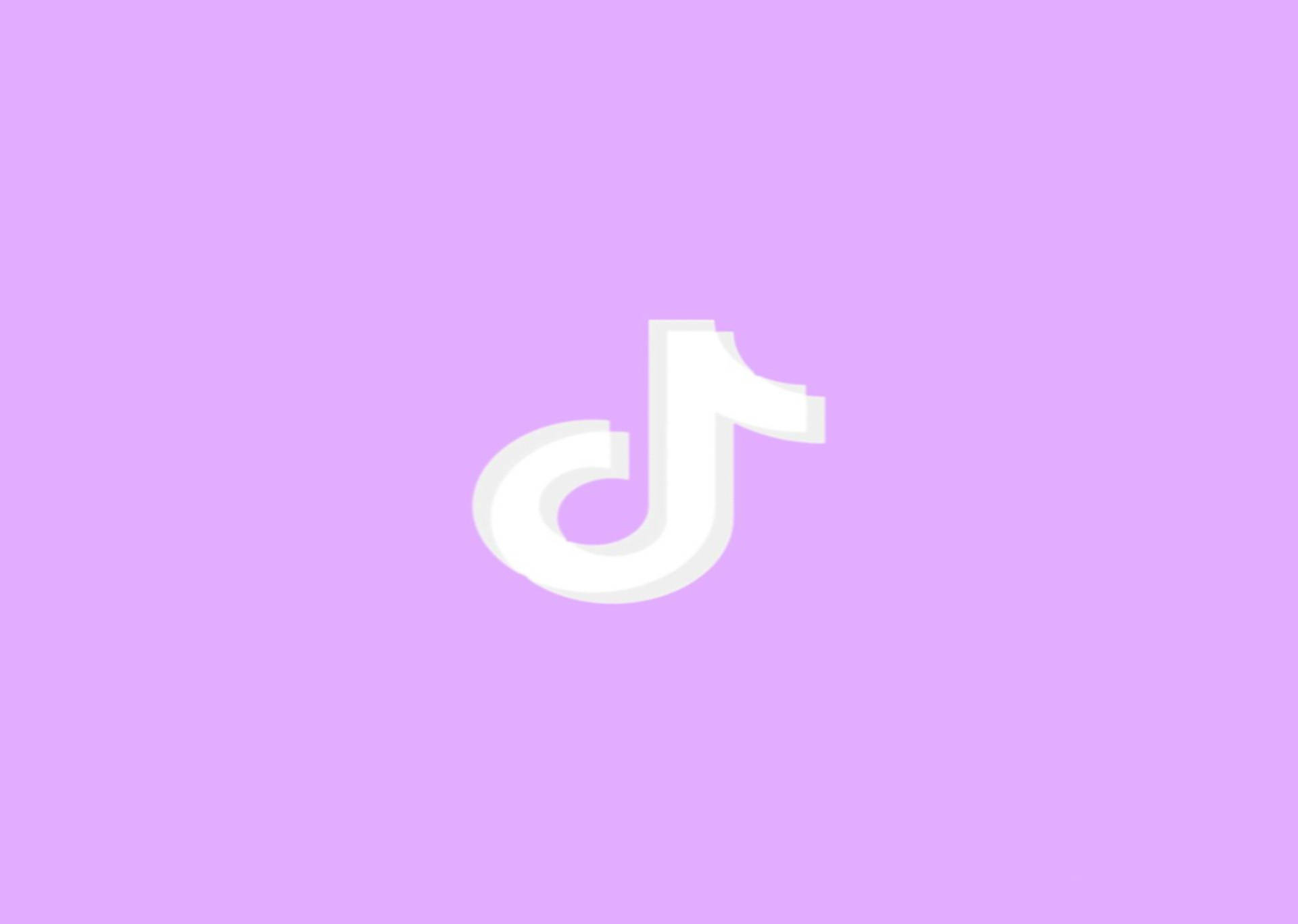 Light Purple Tiktok Logo Background