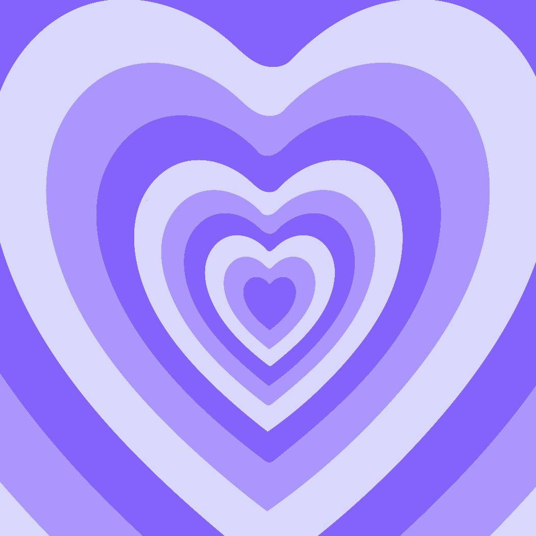 Light Purple Wildflower Heart Background