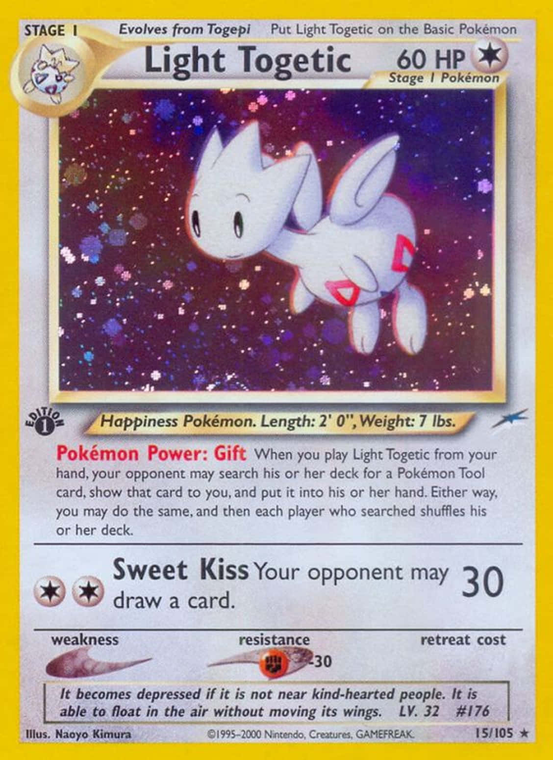 Light Togetic Pokemon Card Background