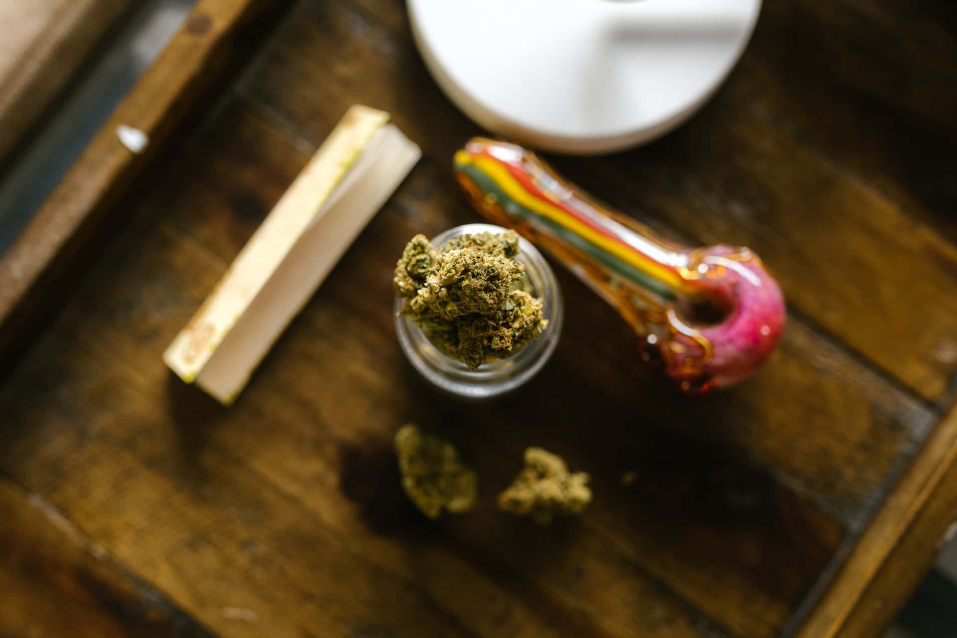 Light Up With A Weed Blunt Background
