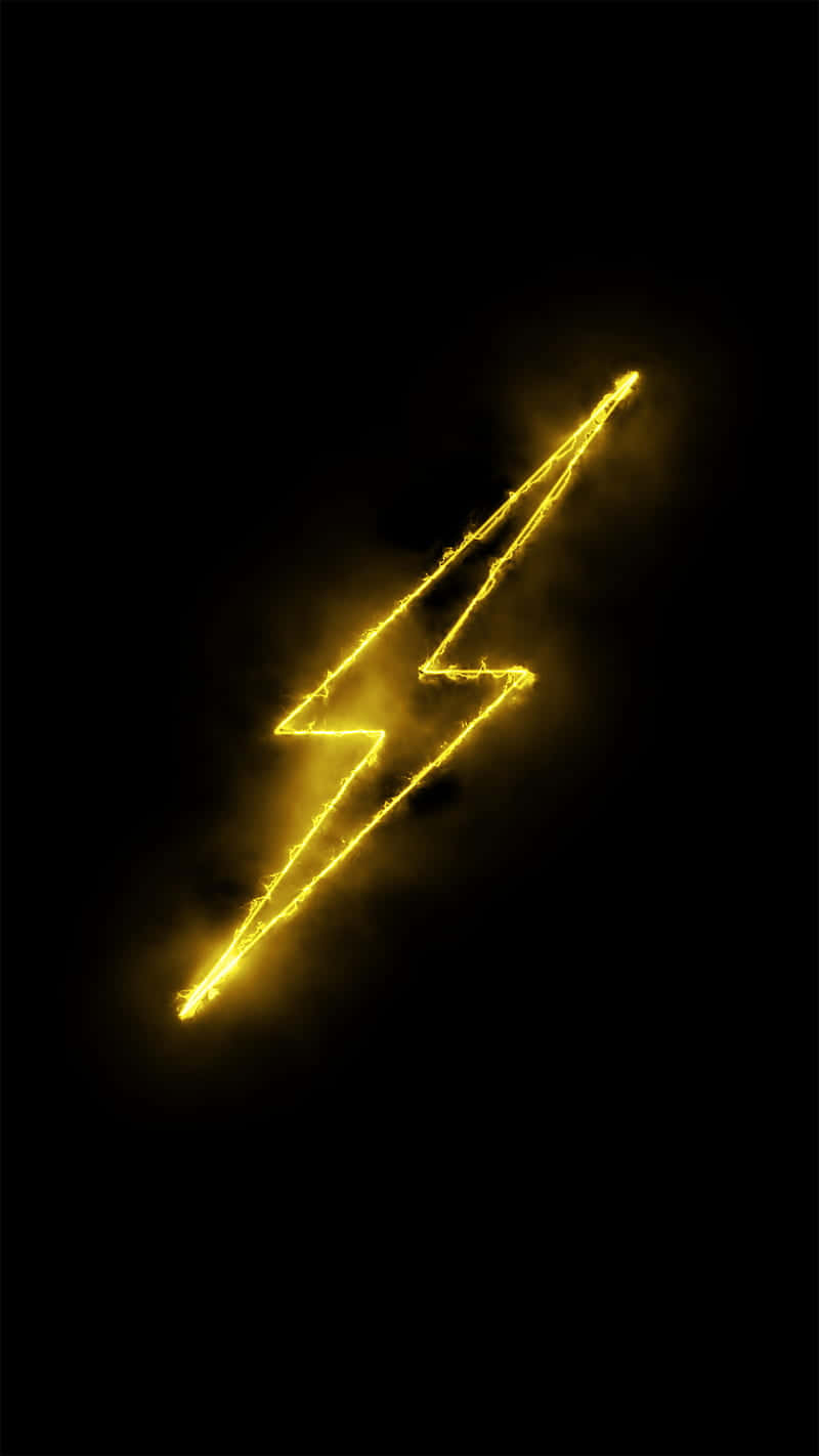 Light Up Your Life With Bright Yellow Neon Background