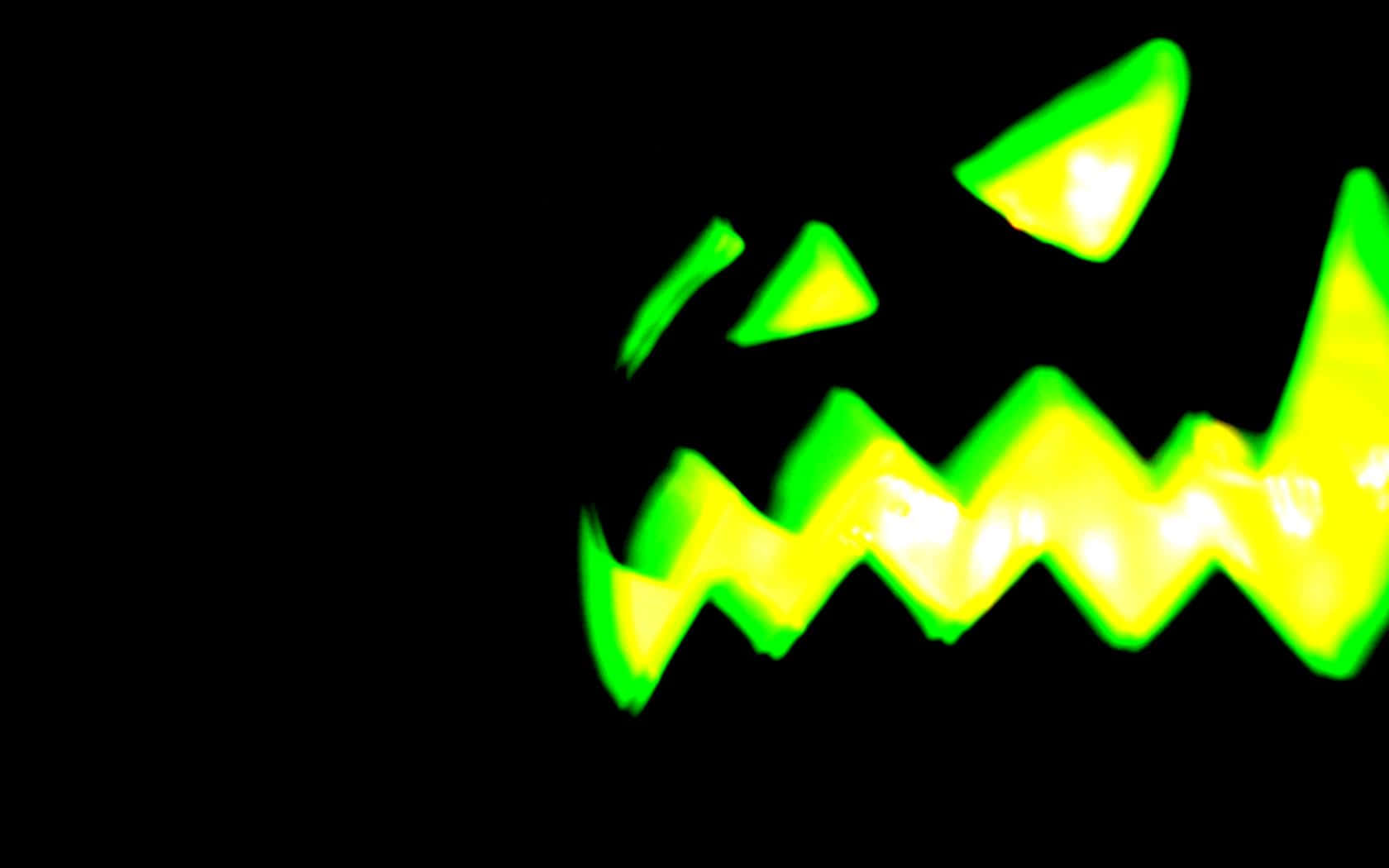 Light Up Your Night This Halloween With Neon Decorations Background