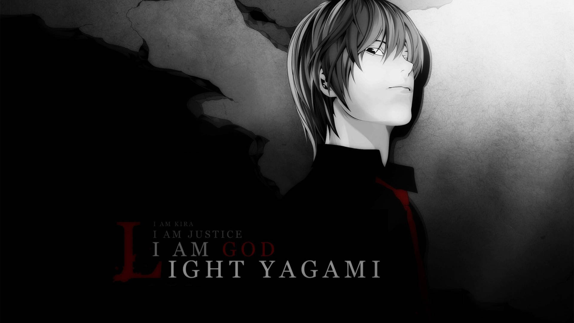 Light Yagami I Am God Background